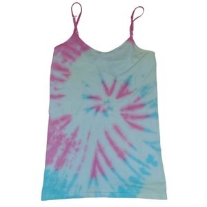 alya Tie Dye Womens Tank Top